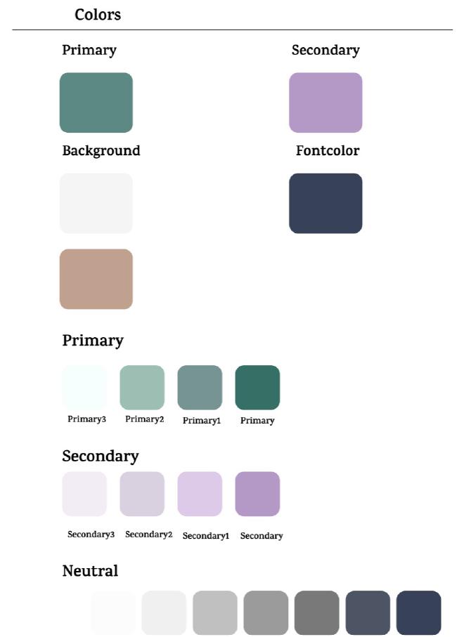 Color palette